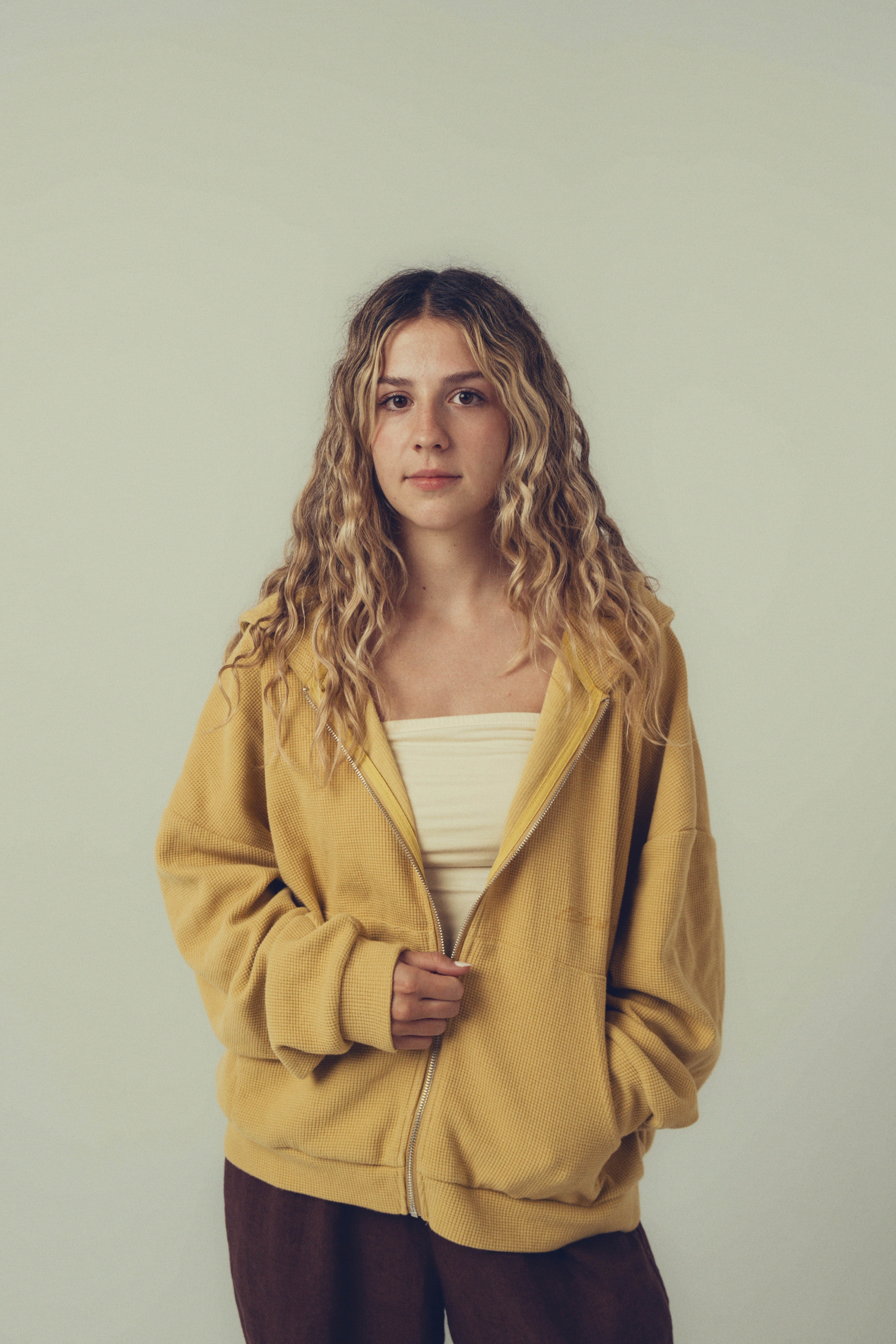 core waffle zip up