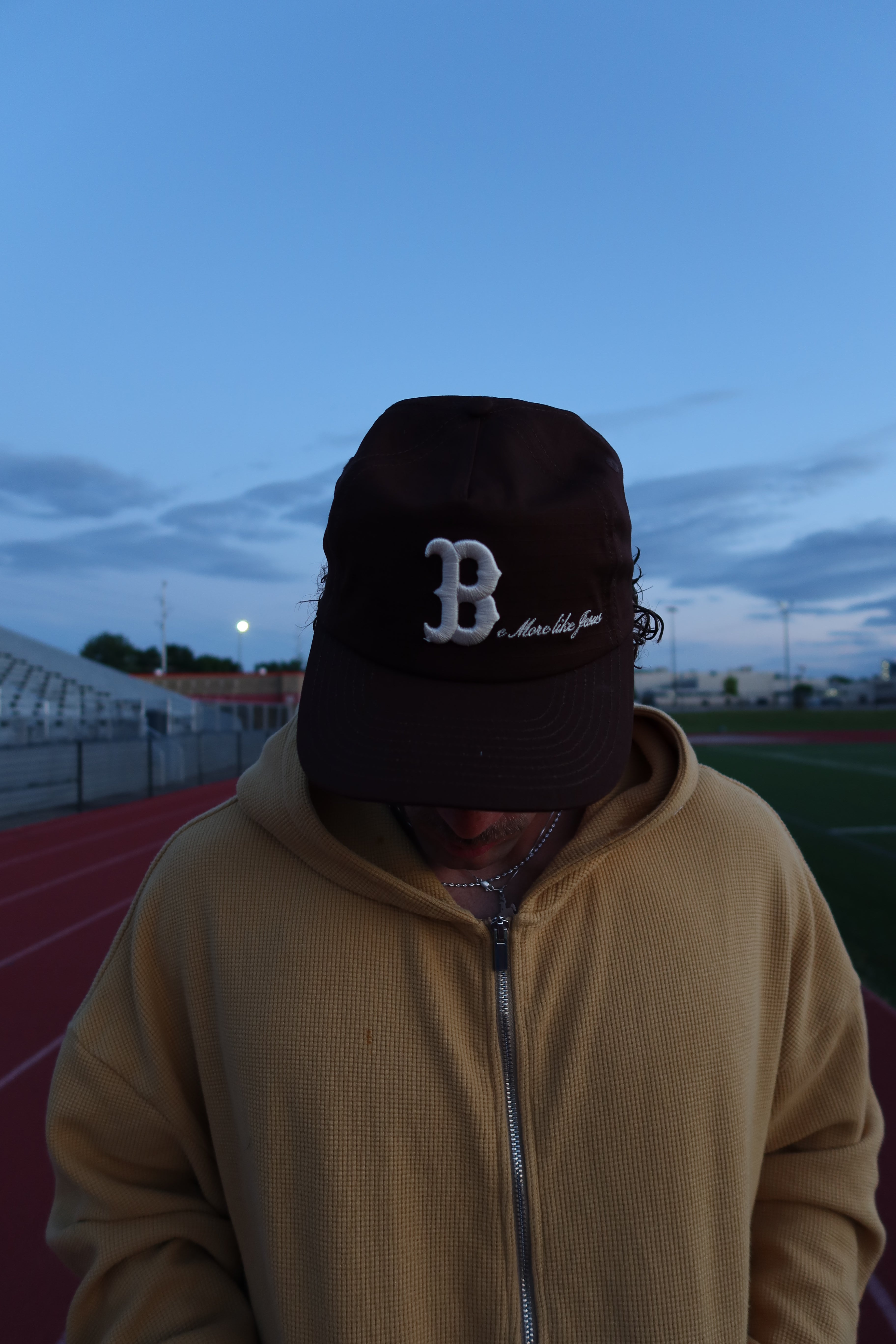 be like Jesus snapback (brown)