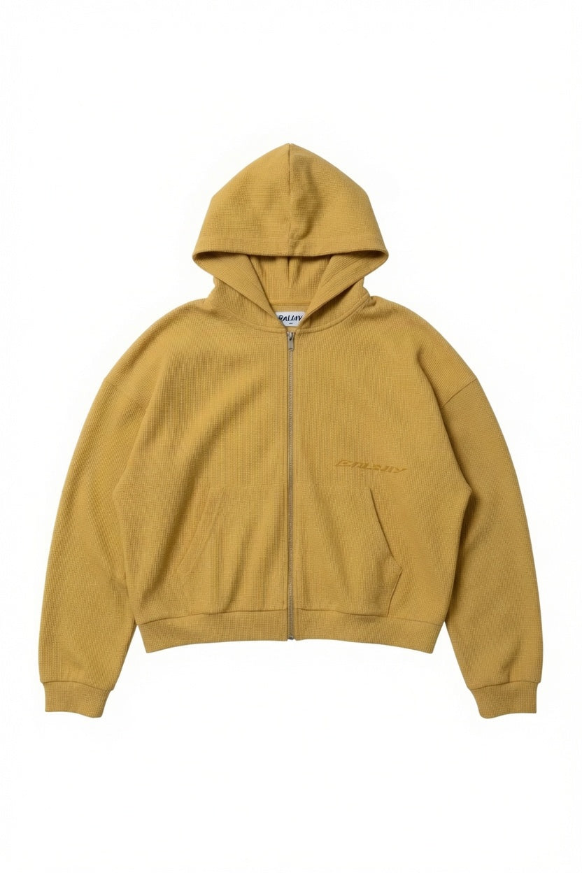 core waffle zip up