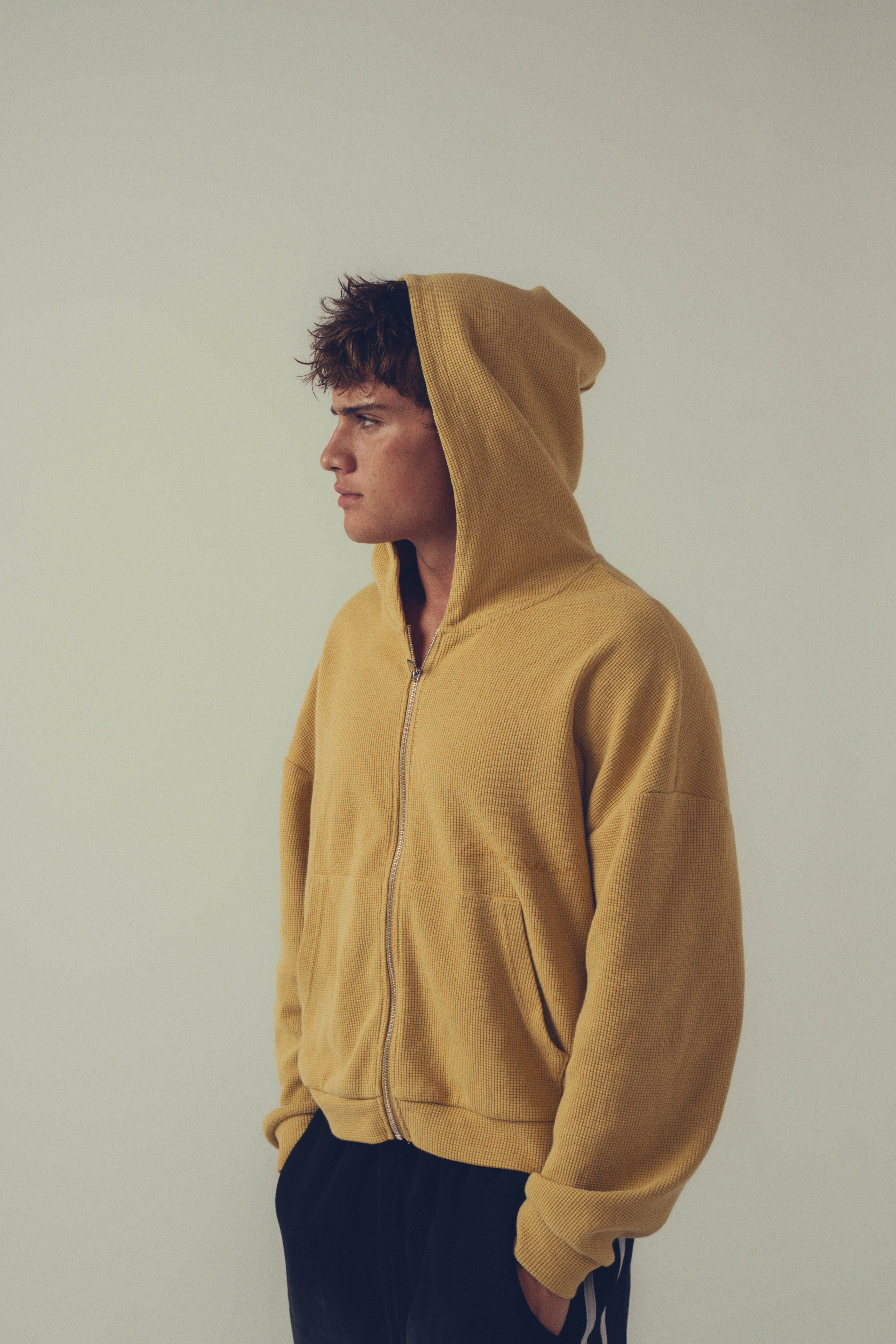 core waffle zip up
