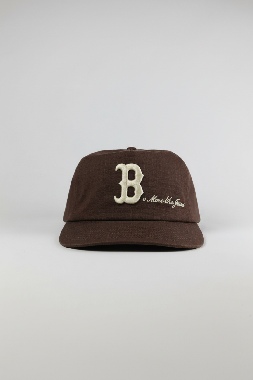 be like Jesus snapback (brown)