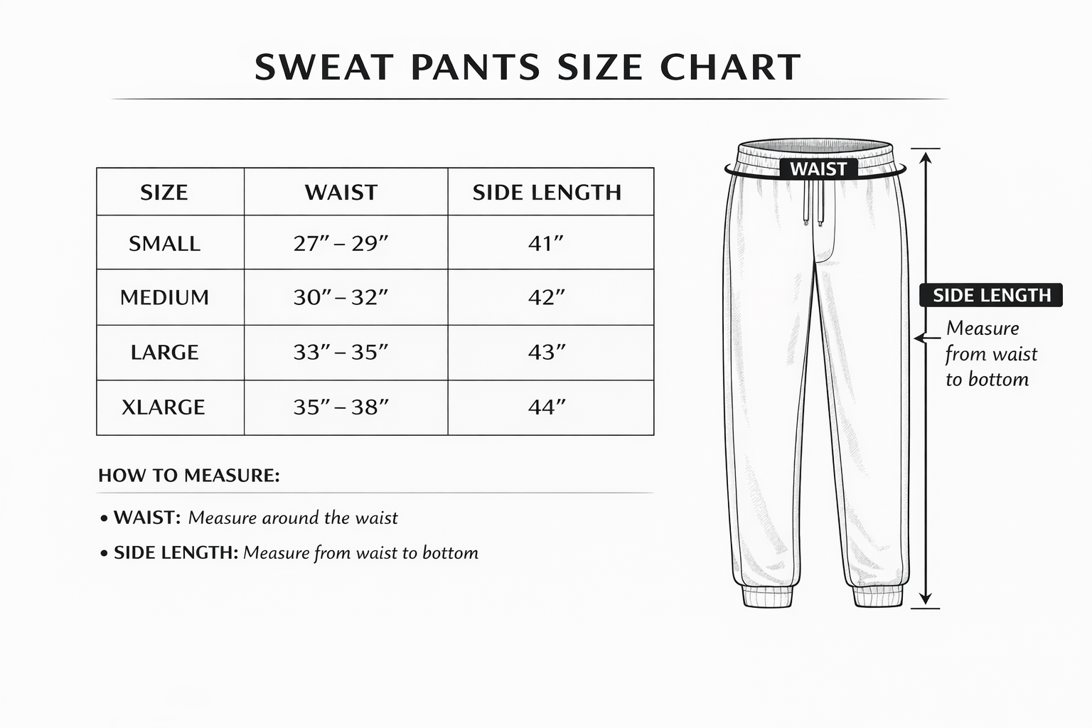 Baggy sweatpants