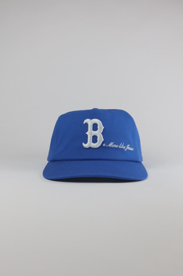 be like Jesus snapback (blue)